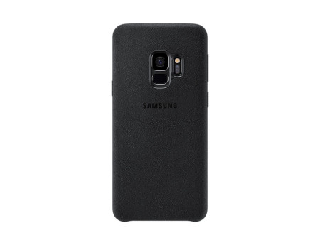 Твърди гърбове Твърди гърбове за Samsung Луксозен твърд гръб ALCANTARA оригинален EF-XG960 за Samsung Galaxy S9 G960 черен